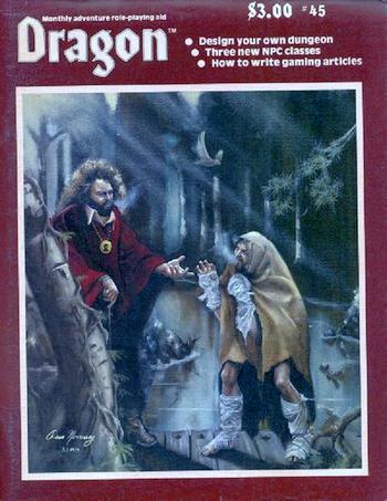 Dragon Magazine #45 Cover, January 1981