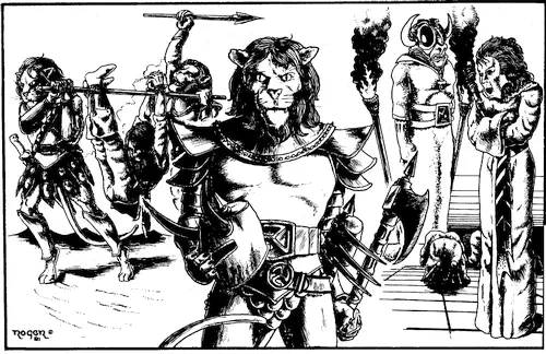 Kzinti warriors