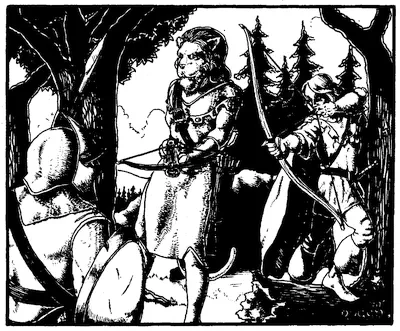 Kzinti archers